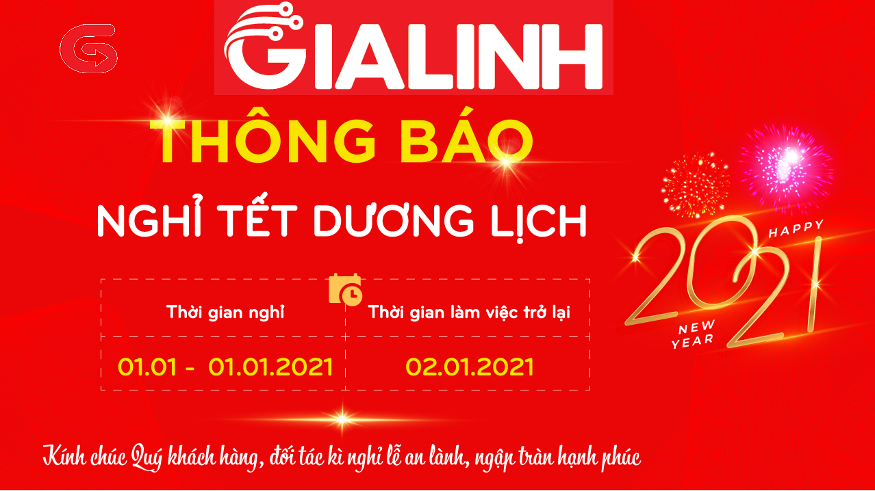 Thông Báo Nghỉ Tết Dương Lịch Web